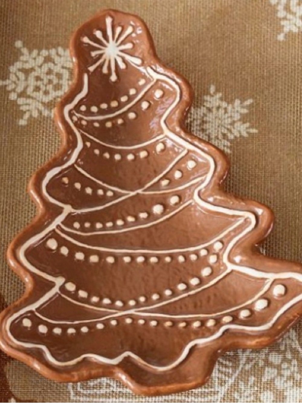 Pottery Barn Gingerbread Appetizer Plates